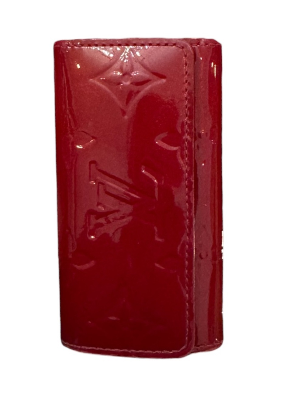 Louis Vuitton Red Patent Monogram Key Pouch